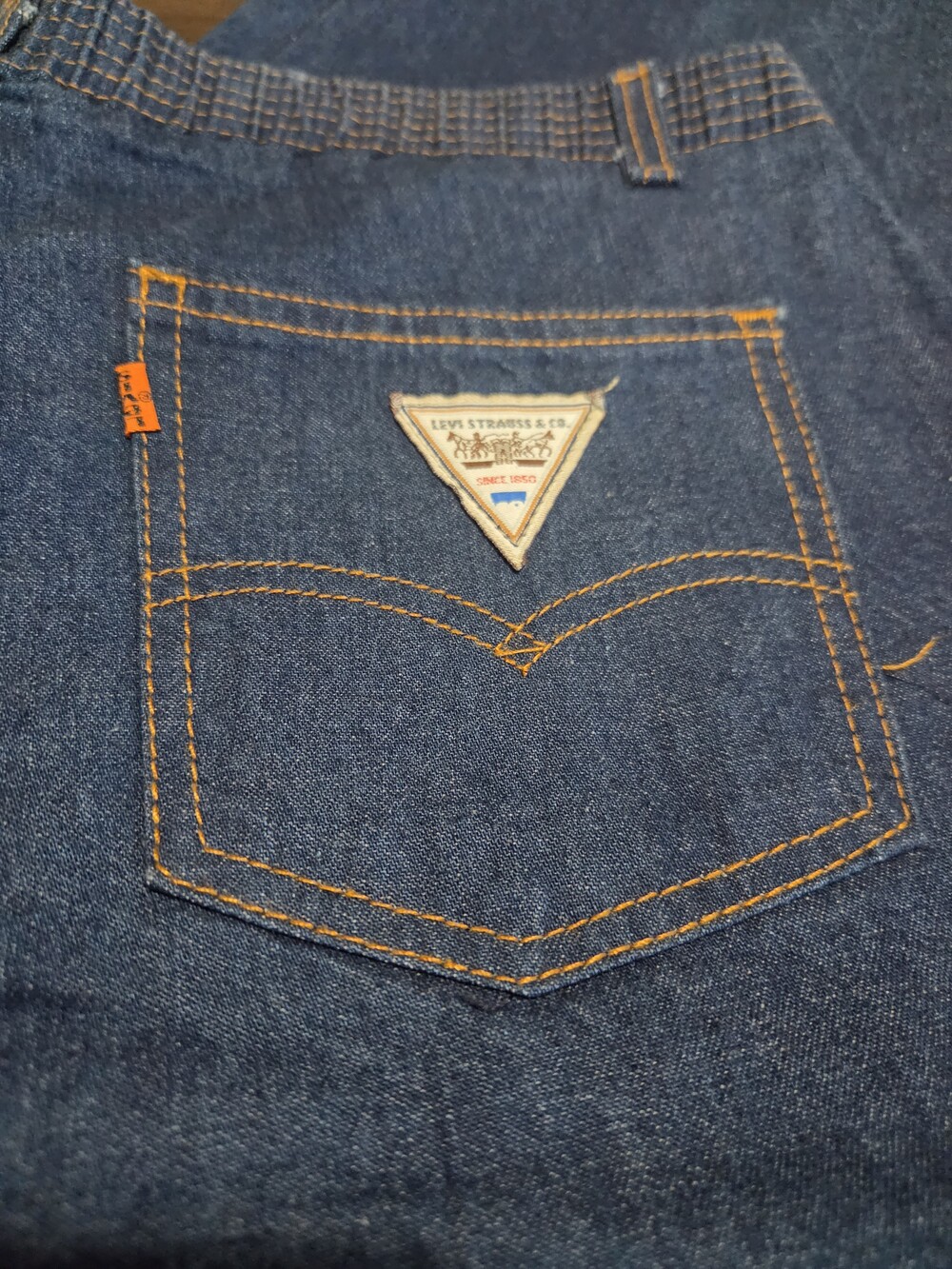 Vintage Ladies Levi's 1985 Deadstock Orange Tab